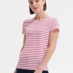Футболка Miles Women белая с красным 4