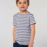 Футболка детская Miles Kids белая с темно-синим 2