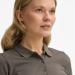Рубашка поло женская Brandy Women, темно-серая с белым 7