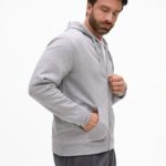 Толстовка унисекс Stone, серый меланж 6