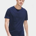 Футболка унисекс Sporty 140, темно-синяя 4