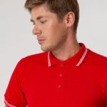 Рубашка поло Virma Stripes, красная 8