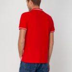 Рубашка поло Virma Stripes, красная 7