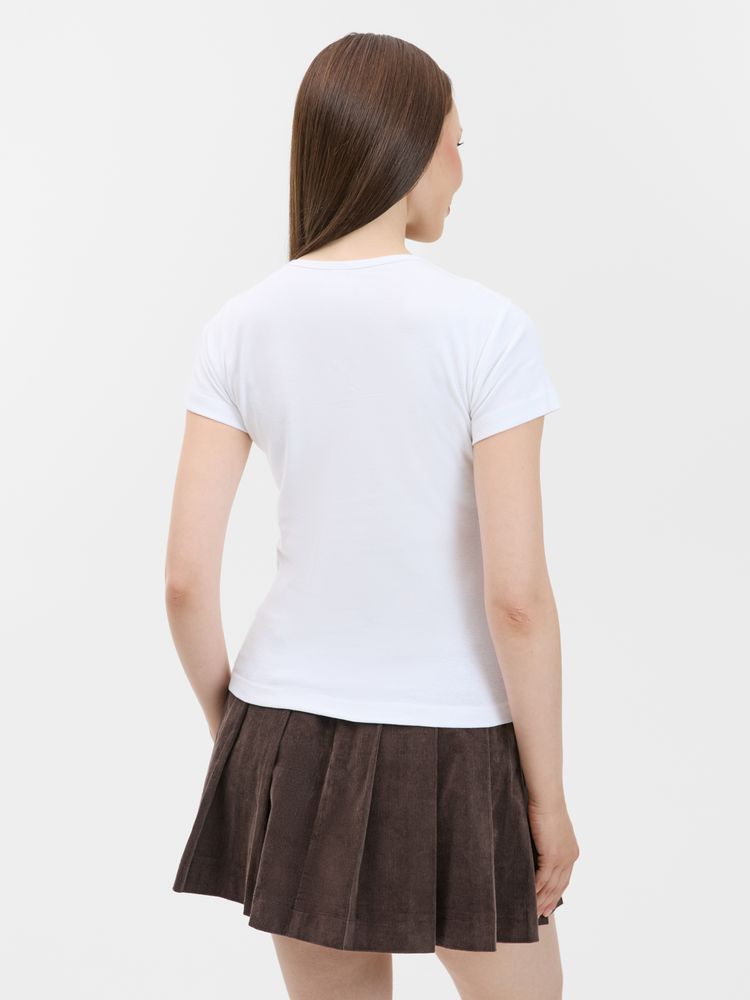 Футболка женская с круглым вырезом Lady 220 белая 6