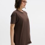 Футболка унисекс Regent 150, темно-коричневая (шоколад) 9