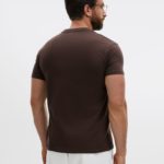 Футболка унисекс Regent 150, темно-коричневая (шоколад) 6