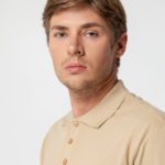 Рубашка поло мужская Summer 170, бежевая 8