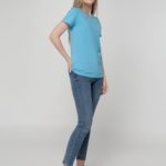 Футболка женская T-bolka Lady, голубая 9