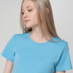 Футболка женская T-bolka Lady, голубая 8