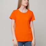 Футболка женская T-bolka Lady, оранжевая 5