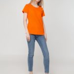 Футболка женская T-bolka Lady, оранжевая 9