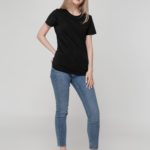 Футболка женская T-bolka Lady, черная 9