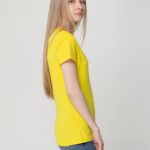 Футболка женская T-bolka Lady, желтая 6
