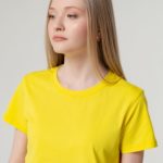 Футболка женская T-bolka Lady, желтая 8