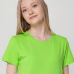 Футболка женская T-bolka Lady, зеленое яблоко 8
