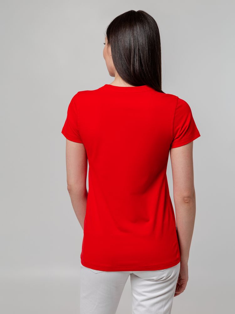 Футболка женская T-bolka Stretch Lady, красная 6