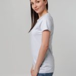 Футболка женская T-bolka Stretch Lady, белая 7