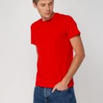 Футболка мужская T-bolka Stretch, красная 5