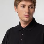 Рубашка поло мужская Spring 210, черная 7