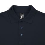 Рубашка поло мужская Spring 210 темно-синяя (navy) 3