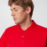 Рубашка поло мужская Spring 210, красная 7