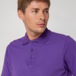 Рубашка поло мужская Virma Light, фиолетовая 8