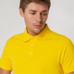 Рубашка поло мужская Virma Light, желтая 8