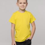 Футболка детская T-Bolka Kids, желтая 5