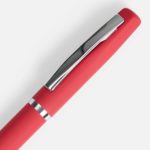 Ручка шариковая Bolt Soft Touch, красная 3