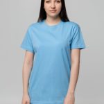 Футболка унисекс T-bolka 140, голубая 9