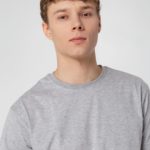 Футболка унисекс T-Bolka 160, серый меланж 7
