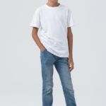 Футболка детская Regent Fit Kids, белая 6