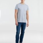 Футболка мужская Regent Fit 150, голубой меланж 4