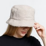Панама Bucket двусторонняя утепленная, хаки с бежевым 4