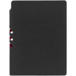 Ежедневник Flexpen Black, недатированный, черный с красным 4