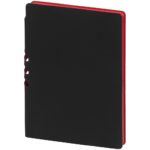 Ежедневник Flexpen Black, недатированный, черный с красным 6