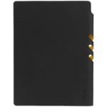 Ежедневник Flexpen Black, недатированный, черный с желтым 5