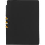 Ежедневник Flexpen Black, недатированный, черный с желтым 4