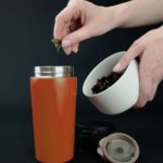 Термостакан с ситечком No Leak Infuser, оранжевый 10