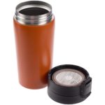 Термостакан с ситечком No Leak Infuser, оранжевый 5