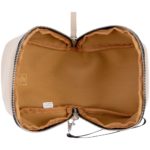 Косметичка Cubo, бежевая с логотипом 8