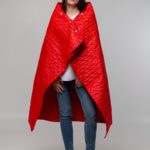 Плед-пончо для пикника SnapCoat, красный 7
