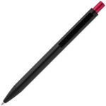 Ручка шариковая Chromatic, черная с красным 3