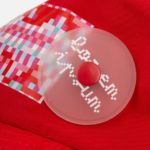 Лейбл из ПВХ Dzeta Round, L, прозрачный 4