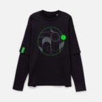 Лейбл из ПВХ Dzeta Round, L, зеленый неон 5