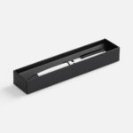 Ручка шариковая Inkish Gunmetal в футляре, белая 5