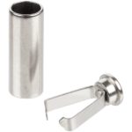 Наконечник для шнурка Nozzle, серебристый (хром) 2