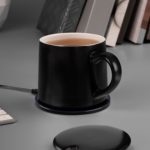 Кружка с подогревом и беспроводной зарядкой dualBase ver. 2.0 Matt, черная 12