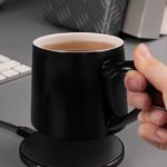Кружка с подогревом и беспроводной зарядкой dualBase ver. 2.0 Matt, черная 14