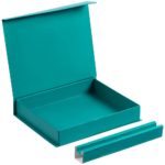 Коробка Duo под ежедневник и ручку, бирюзовая 3